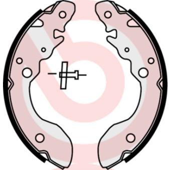 Jeu de mâchoires de frein BREMBO OEM 5320060A51