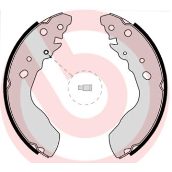 Jeu de mâchoires de frein BREMBO OEM 5320077811