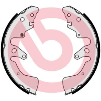 Jeu de mâchoires de frein BREMBO OEM 5320065J02