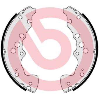 Jeu de mâchoires de frein BREMBO OEM 75320052D00