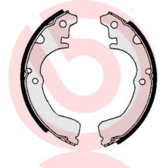 Jeu de mâchoires de frein BREMBO OEM 0449587709