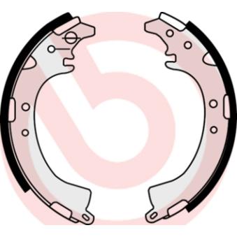 Jeu de mâchoires de frein BREMBO OEM 0449542010