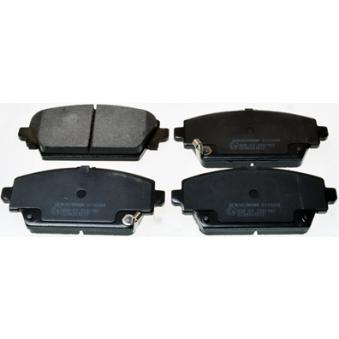 Jeu de 4 plaquettes de frein avant DENCKERMANN OEM 45022S1AE51