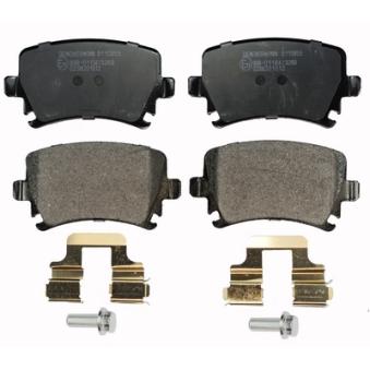 Jeu de 4 plaquettes de frein arrière DENCKERMANN OEM 8E0698451F