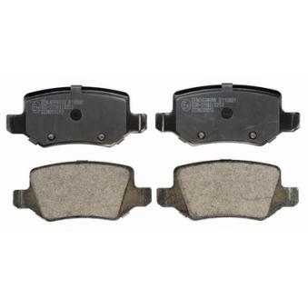 Jeu de 4 plaquettes de frein arrière DENCKERMANN OEM A4144200120