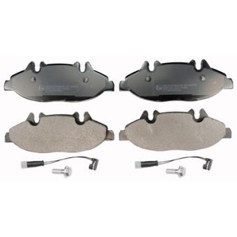 Jeu de 4 plaquettes de frein avant DENCKERMANN OEM 0034207910