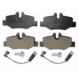 Jeu de 4 plaquettes de frein arrière DENCKERMANN OEM A0004216210