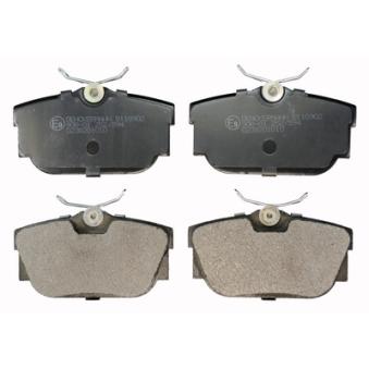 Jeu de 4 plaquettes de frein arrière DENCKERMANN OEM 7D0698451A