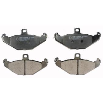 Jeu de 4 plaquettes de frein arrière DENCKERMANN OEM 7701203635
