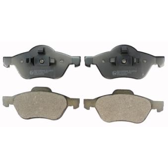 Jeu de 4 plaquettes de frein avant DENCKERMANN OEM 7701209808