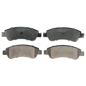 Jeu de 4 plaquettes de frein arrière DENCKERMANN OEM 71772817 Jeu de 4 plaquettes de frein arrière DENCKERMANN OEM 71772817