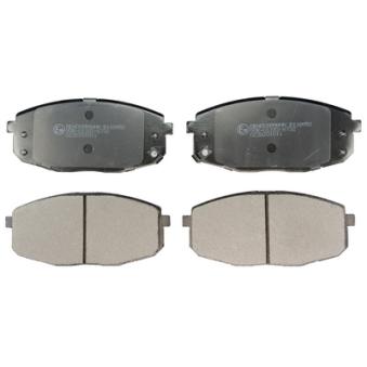 Jeu de 4 plaquettes de frein avant DENCKERMANN OEM 581011MA00