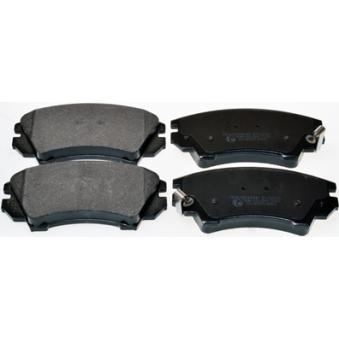 Jeu de 4 plaquettes de frein avant DENCKERMANN OEM 95514526