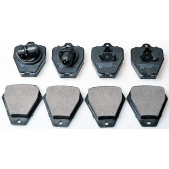 Jeu de 4 plaquettes de frein avant DENCKERMANN OEM 441698151G