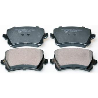 Jeu de 4 plaquettes de frein arrière DENCKERMANN OEM 3AA698451