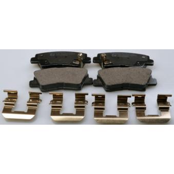 Jeu de 4 plaquettes de frein arrière DENCKERMANN OEM 583022EA31