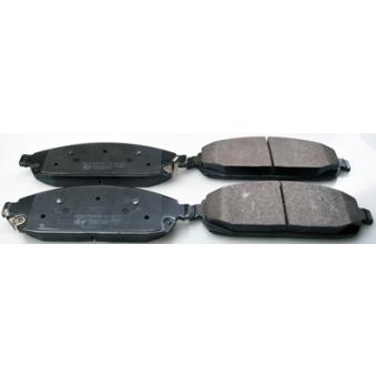 Jeu de 4 plaquettes de frein avant DENCKERMANN OEM 5080868AB
