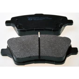 Jeu de 4 plaquettes de frein avant DENCKERMANN OEM AY112K021BA