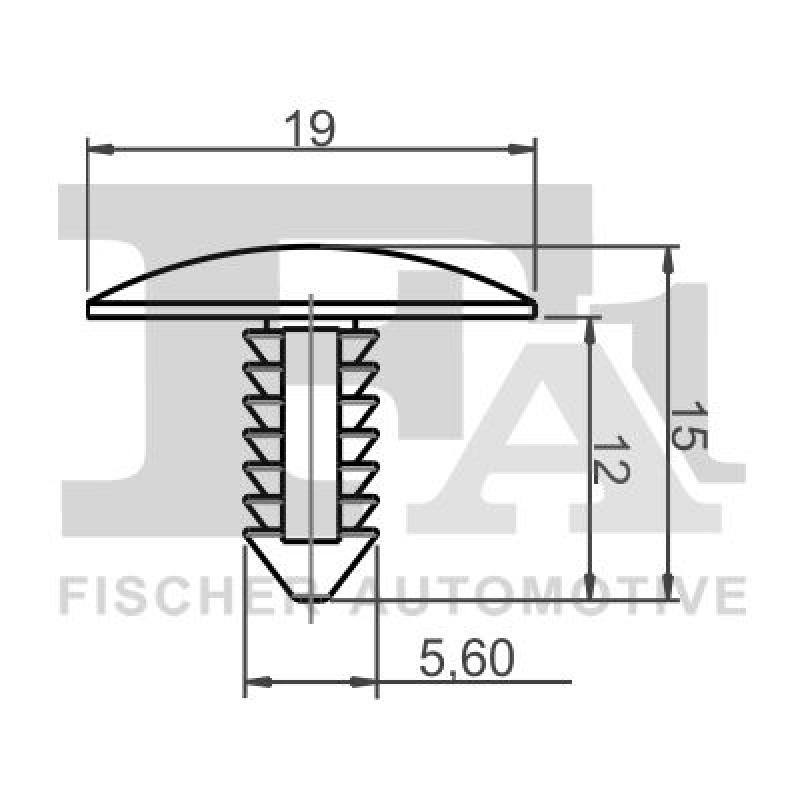 Clip, enjoliveur FA1 10-10013.10 - Visuel 1