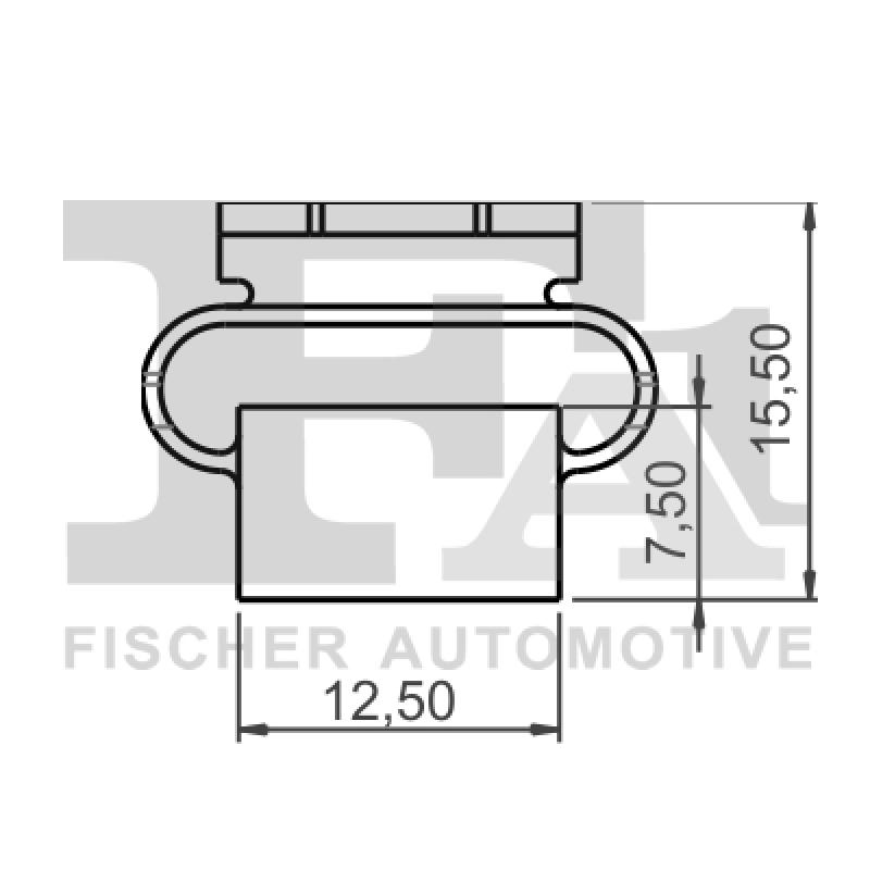 Clip, enjoliveur FA1 11-40109.10 - Visuel 1