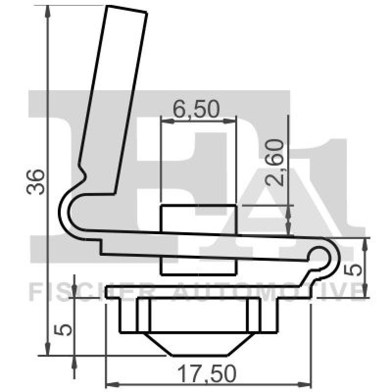 Clip, enjoliveur FA1 11-40150.10 - Visuel 1