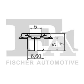 Clip, enjoliveur FA1 [11-60042.5]