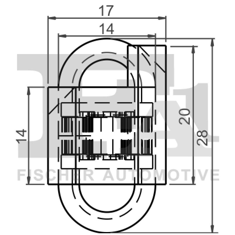 Clip, enjoliveur FA1 12-40006.10 - Visuel 1