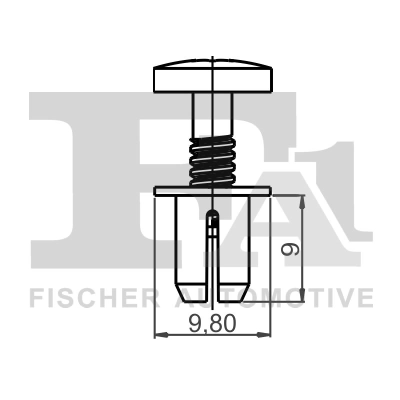 Clip, enjoliveur FA1 21-30001.10 - Visuel 1