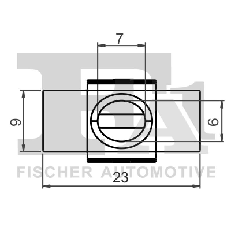 Clip, enjoliveur FA1 21-40054.10 - Visuel 1