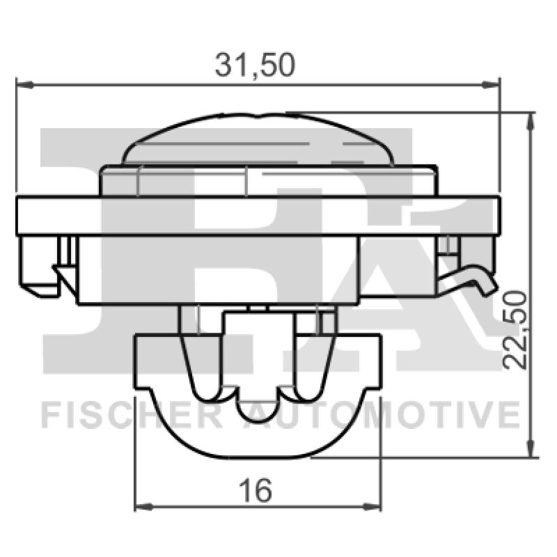 Clip, enjoliveur FA1 21-40066.10 - Visuel 1