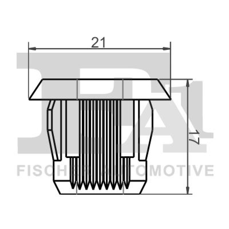 Clip, enjoliveur FA1 22-60002.10 - Visuel 1