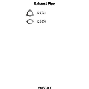 Tuyau d'échappement FA1 [MD001253]