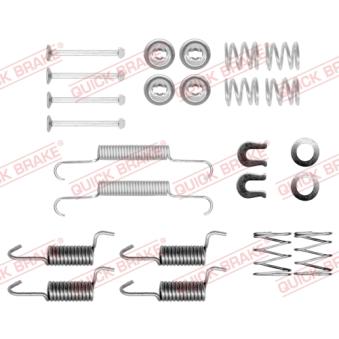 Kit d'accessoires, mâchoires de frein de stationnement QUICK BRAKE [105-0010]