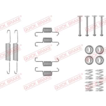 Kit d'accessoires, mâchoires de frein de stationnement QUICK BRAKE [105-0011]