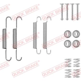 Kit d'accessoires, mâchoires de frein de stationnement QUICK BRAKE [105-0020]