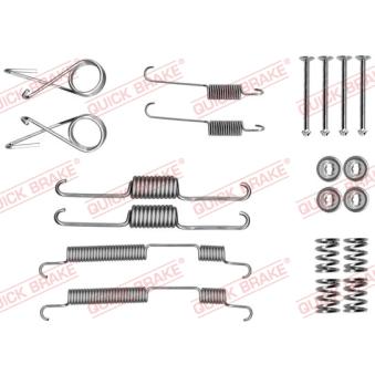 Kit d'accessoires, mâchoire de frein QUICK BRAKE 105-0022 pour HYUNDAI SONATA 2.0 i - 95cv