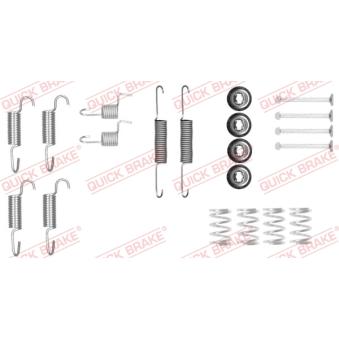 Kit d'accessoires, mâchoires de frein de stationnement QUICK BRAKE [105-0025]
