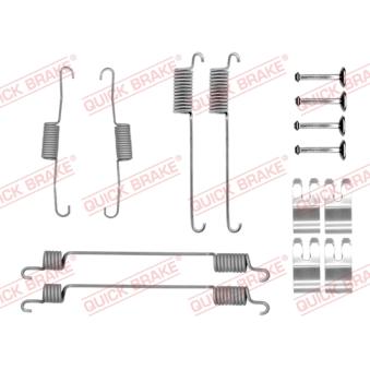 Kit d'accessoires, mâchoire de frein QUICK BRAKE 105-0030 pour FORD PUMA 1.5 EcoBlue - 120cv