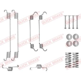 Kit d'accessoires, mâchoires de frein de stationnement QUICK BRAKE [105-0034]