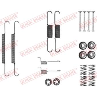 Kit d'accessoires, mâchoires de frein de stationnement QUICK BRAKE [105-0037]