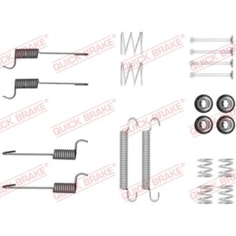 Kit d'accessoires, mâchoires de frein de stationnement QUICK BRAKE [105-0046]