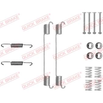 Kit d'accessoires, mâchoire de frein QUICK BRAKE 105-0048 pour CHEVROLET SPARK 1.5 Ti-VCT - 110cv