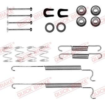 Kit d'accessoires, mâchoire de frein QUICK BRAKE 105-0055 pour OPEL OMEGA 1.7 TD - 110cv Kit d'accessoires, mâchoire de frein QUICK BRAKE 105-0055 pour OPEL OMEGA 1.7 TD - 110cv