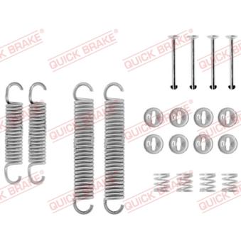 Kit d'accessoires, mâchoire de frein QUICK BRAKE 105-0601 pour LADA NIVA 1600 - 76cv