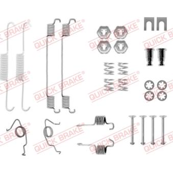 Kit d'accessoires, mâchoire de frein QUICK BRAKE [105-0626]