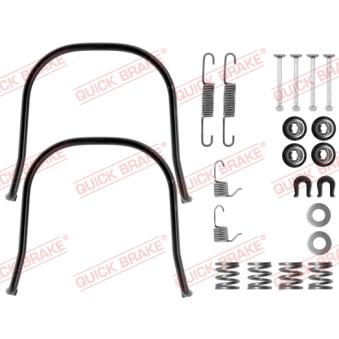 Kit d'accessoires, mâchoire de frein QUICK BRAKE [105-0633]