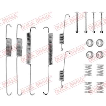 Kit d'accessoires, mâchoire de frein QUICK BRAKE [105-0640]