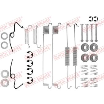 Kit d'accessoires, mâchoire de frein QUICK BRAKE 105-0641 pour FORD TRANSIT 2.5 D - 68cv