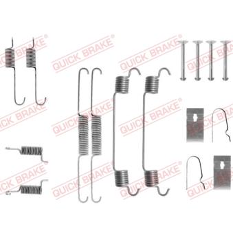 Kit d'accessoires, mâchoire de frein QUICK BRAKE 105-0675 pour PEUGEOT 807 1.6 - 84cv