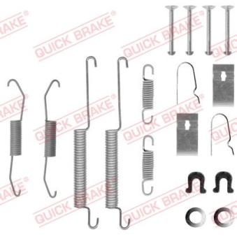 Kit d'accessoires, mâchoire de frein QUICK BRAKE 105-0679 pour HONDA CIVIC 1.5 i 16V - 94cv